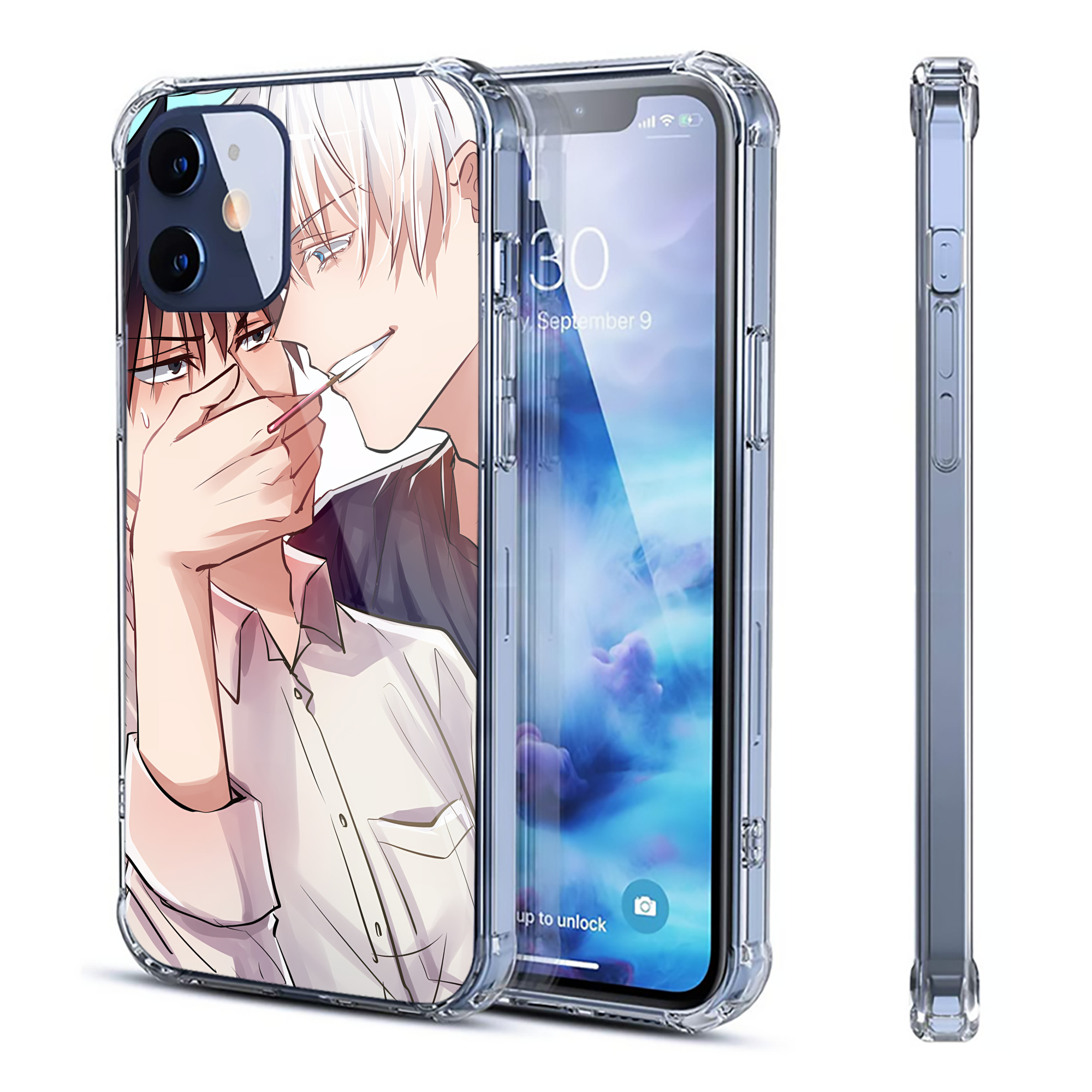 （画像用） SPY×FAMILY间谍家家酒 【iPhone 12シリーズ対応】透明スマホケース（クリアソフトケース）